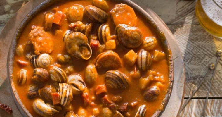 receta de Caracoles a la madrileña
