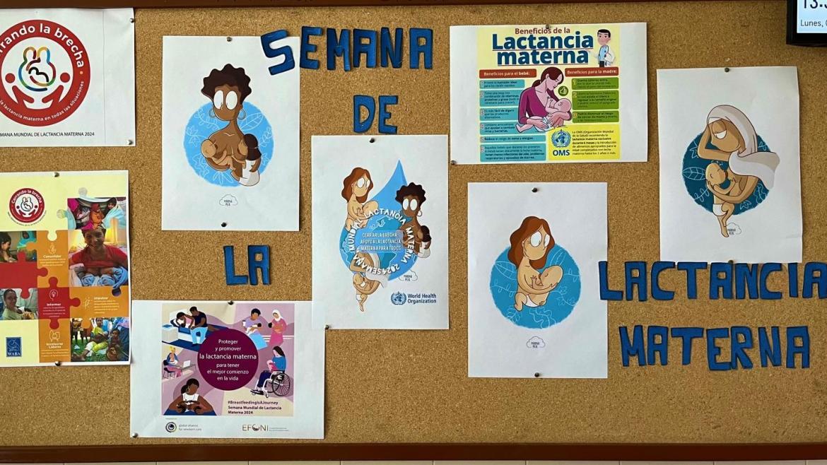 Descubre los beneficios de la lactancia materna en el Centro de Salud Rafael Alberti con materiales informativos para madres
