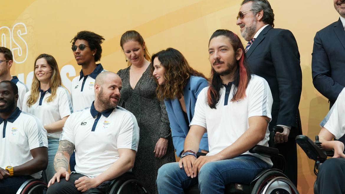 Díaz Ayuso apoya a los 36 deportistas madrileños en los Juegos Paralímpicos de París