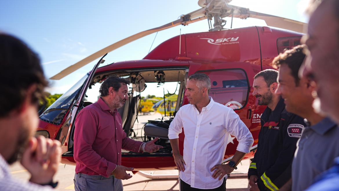 Ampliación del helipuerto del Parque de Bomberos de Las Rozas de Madrid: La Comunidad invierte casi medio millón de euros