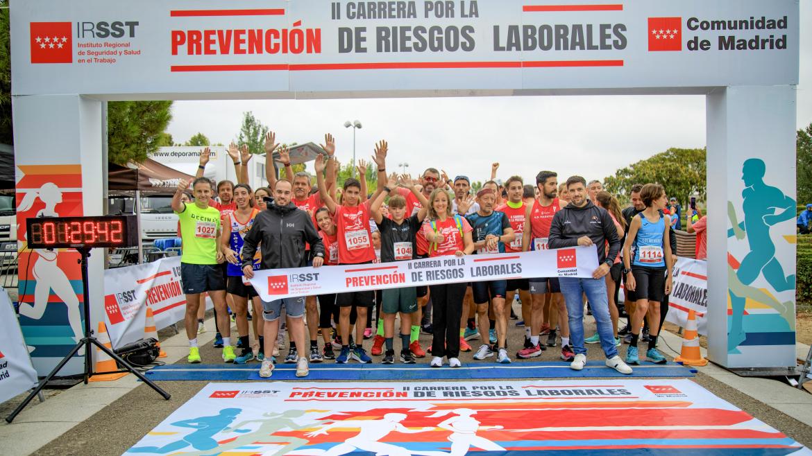 II Carrera por la Prevención de Riesgos Laborales de la Comunidad de Madrid: ¡Un éxito rotundo!