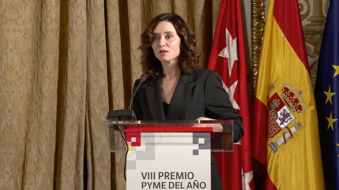 Isabel Díaz Ayuso valora el papel de las pymes y defiende la libertad en Madrid frente a la intervención política