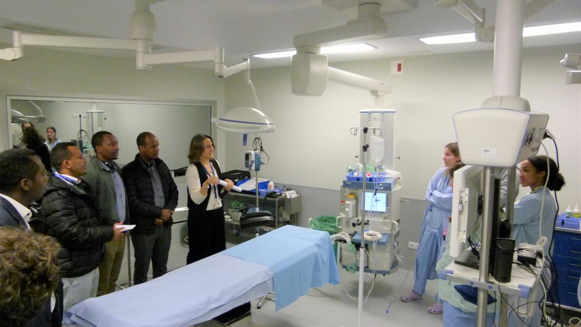 Hospitales públicos de la Comunidad de Madrid: La formación especializada de los profesionales médicos es destacada por una delegación de Etiopía